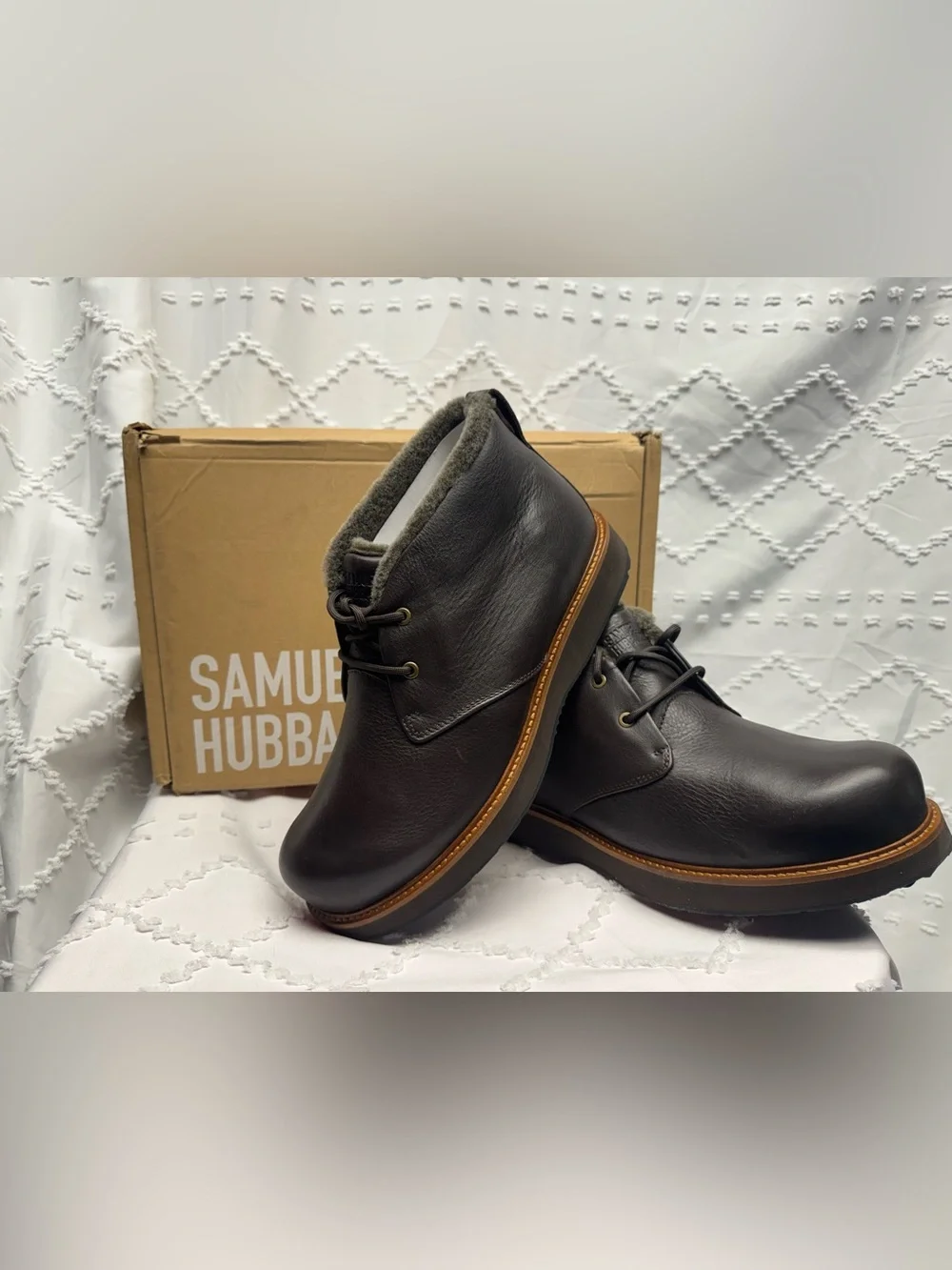 Samuel Hubbard Waterproof Men's 12 M Gore-Tex Boots Brown Winter's Day